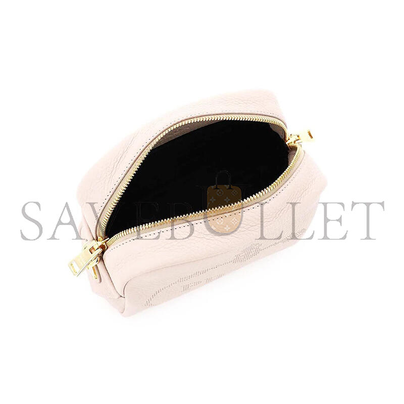 PRADA TEXTURED LEATHER SHOULDER BAG IN WATER LILY 1BH187 (20.5*13*8.5cm) 